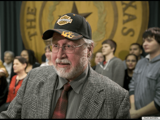 Ron Keine, assistant director with Witness to Innocence, speaks in support of abolishing the death penalty at a press conference at the state Capitol on Tuesday, March 3, 2015. Photo by Ralph Barrera for the Austin American Statesman 